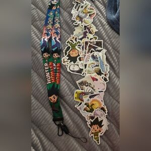 Hunter x Hunter Lanyard and Sticker Set